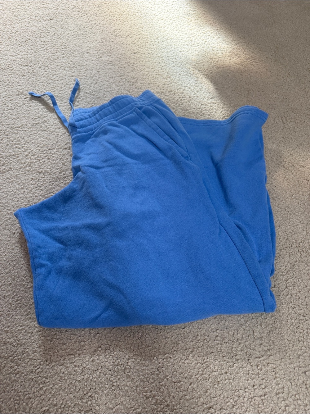 Hollister Electric Blue Fleece Jogger Pants